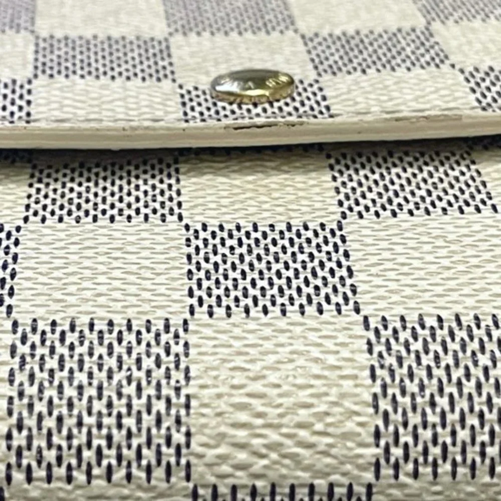 Authentic Louis Vuitton Damier Azur Sarah Wallet